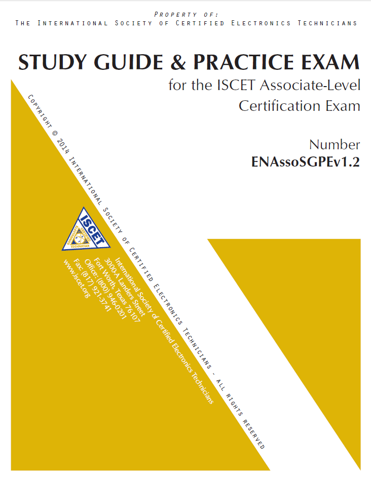 Study Guides and Practice Tests – ISCET online store